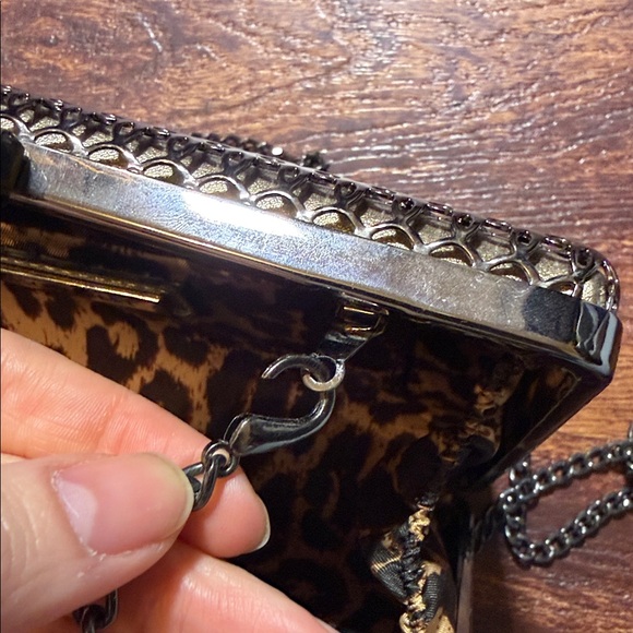 Chic Black and Silver Clutch - Picture 7 of 12